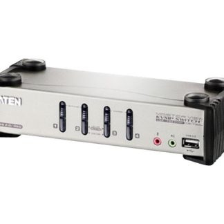 ATEN CS1734B - KVM/ääni/USB-kytkin - 4 x KVM/ääni/USB - pöytätietokoneet