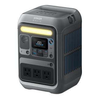 Anker SOLIX C300X - Kannettava sähköasema - AC 220-240 V - 300 Watt - litium-rautafosfaatti - 288 Wh - Wi-Fi