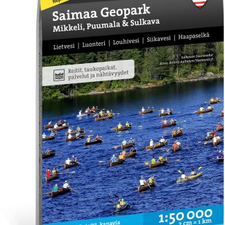 Calazo Geopark Tyvek Mikkeli, Puumala... retkeilykartta, suomi