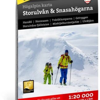 Calazo Storulvan & Snasahögarna ulkomaan retkeilykartta