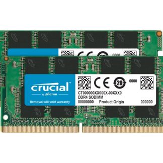 Crucial - DDR4 - sarja - 32 Gt: 2 x 16 Gt - SO DIMM 260-PIN - 3200 MHz / PC4-25600 - CL22 - 1