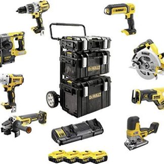 DEWALT COMBO 18V DCD996+DCF880+DCG405+DCS331+DCS367+DCS570+DCH273+DCL050 4x5.0Ah TS-kori