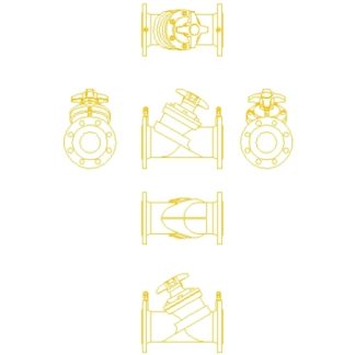 Danfoss MSV-F2 DN80 58 - - 1223 m3-h kvs 1223