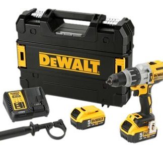 DeWALT DCD996P2-QW - Vasaraporakone/porakone - akkuporakone - 820 W - 3-nopeuksinen - avaimeton porakori 13 mm - 95 N-m - 2 akkua - 18 V