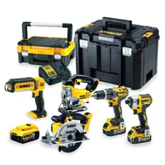 Dewalt-koneet DEWALT COMBO SET 18V DCD796 + DCF887 + DCS39 + DCS331 + DCL050) 3x5.0Ah TSTAK DCK551P3T