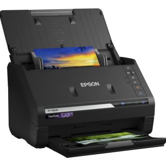 Epson FastFoto FF-680W - Asiakirjaskanneri - Kosketuskuvakenno (CIS) - Duplex - A4 - 600 dpi x 600 dpi - enintään 45 sivua/min (mono) / enintään 45 sivua/min (väri) - ADF (100 arkkia) - USB 3.0