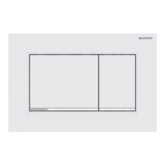 Geberit Sigma 30 ohjauspaneeli matta-alpiininvärinen/valkoinen