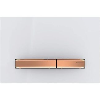 Geberit Sigma50 huoltopelti - 246x164x14mm punainen kulta/valkoinen