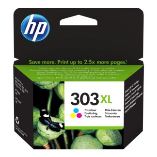 HP 303XL alkuperäinen riittoisa kolmivärinen mustepatruuna