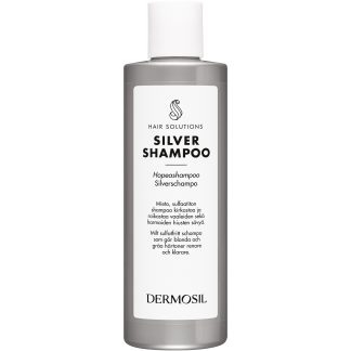 Hopeashampoo - Sulfaatiton shampoo kirkastamaan vaaleiden ja harmaiden hiusten sävyä - tuotekuva