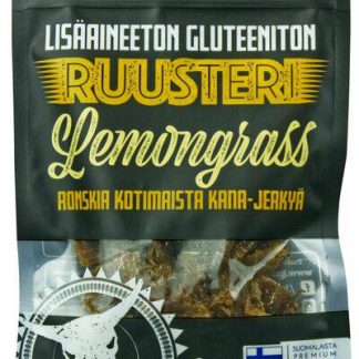 Kuivalihakundi Ruusteri Lemongrass 40g retkiruoka ja urheiluravinne