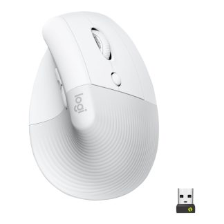 Logitech Lift (oikeakätinen) - Pystysuuntainen hiiri - ergonominen - optinen - 6 painiketta - langaton
