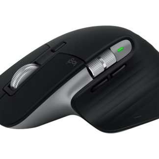 Logitech Master Series MX Master 3S - Hiiri - ergonominen - optinen - 7 painiketta - langaton - Bluetooth - avaruudenharmaa - Apple MacBookille