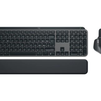 Logitech® | MX Keys S Combo - Näppäimistö ja hiiri - taustavalaistu - langaton - Bluetooth LE - QWERTY - Pohjoismainen asettelu - Grafiitti