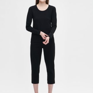 Nanso BASIC 7/8-leggingsit - musta-S
