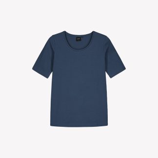 Nanso BASIC pusero puolihihoilla - tummansininen-M