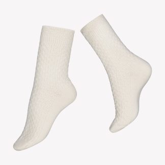 Nanso CARINA WOOL nilkkasukat - valkoinen-36-38