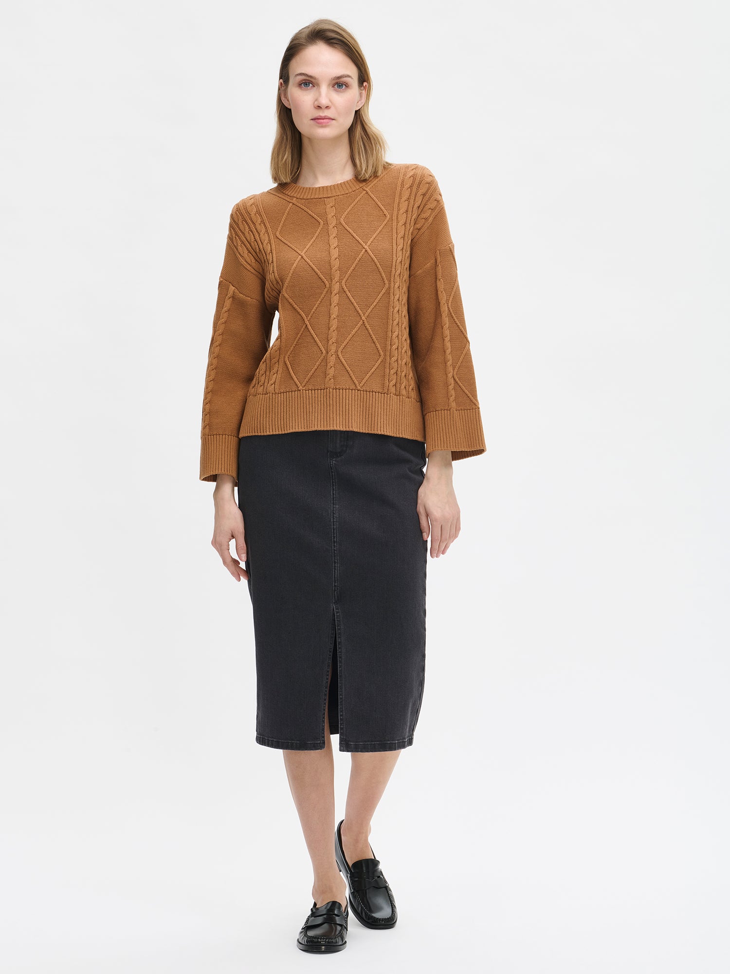 Nanso COLETTA neulepusero - ruskea-L
