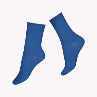 Nanso COTTON COMFORT CUFF nilkkasukat - farkunsininen-36-38