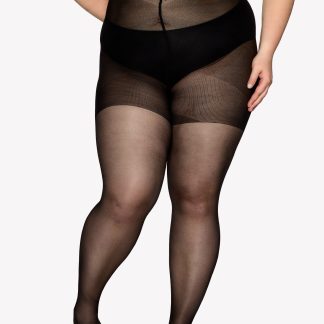 Nanso CURVY 40 den sukkahousut - musta-48-52
