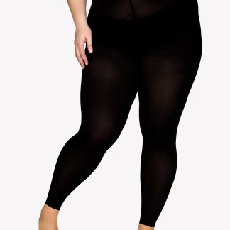 Nanso CURVY 80 den leggingsit - musta-56-60