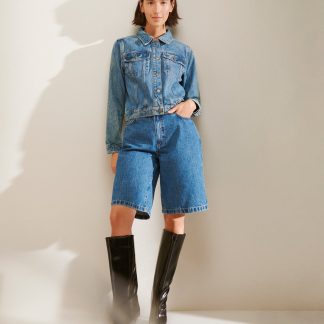 Nanso DENIM farkkutakki - sininen-36