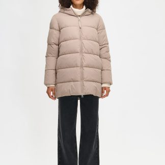 Nanso LUMI lyhyt toppatakki - beige-XS