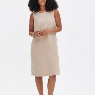 Nanso LUOTO pellavamekko - beige-36