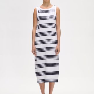 Nanso MERINA hihaton mekko - sini-valkoinen-XXL