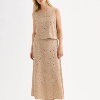 Nanso NUPPU hame - beige-44