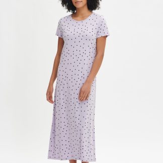 Nanso PALLO pitkä yöpaita - violetti-XS
