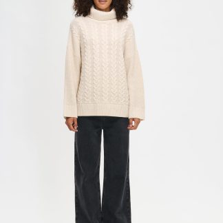 Nanso PALMIKKO neulepusero - beige-XL