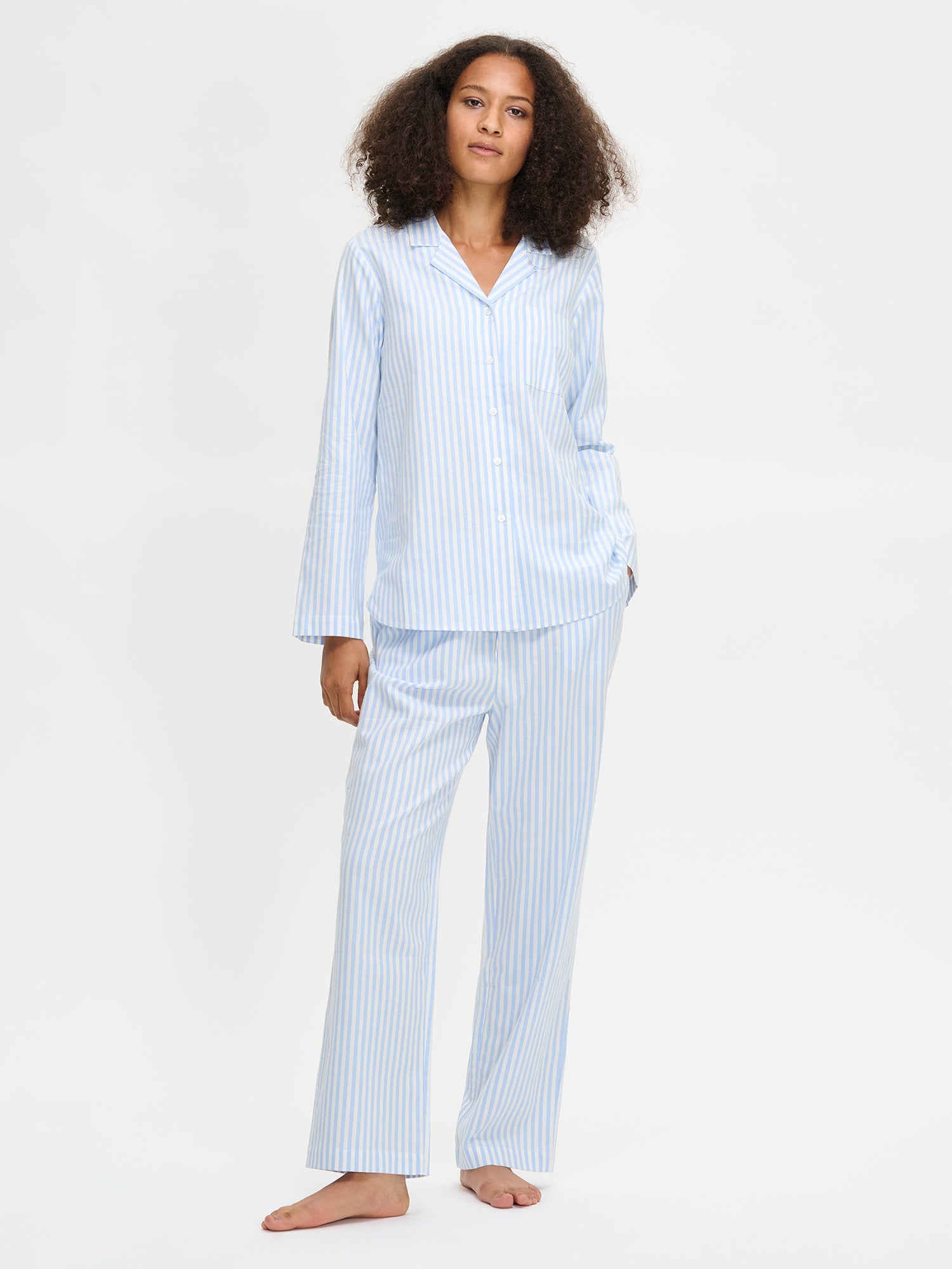 Nanso POLKA pyjamahousut - sininen-XXL