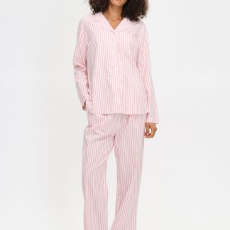 Nanso POLKA pyjamahousut - vaaleanpunainen-XXL