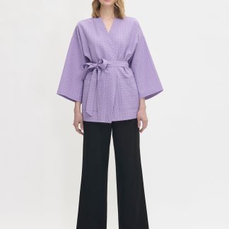 Nanso RELIEFI kimonotakki - lila-XL