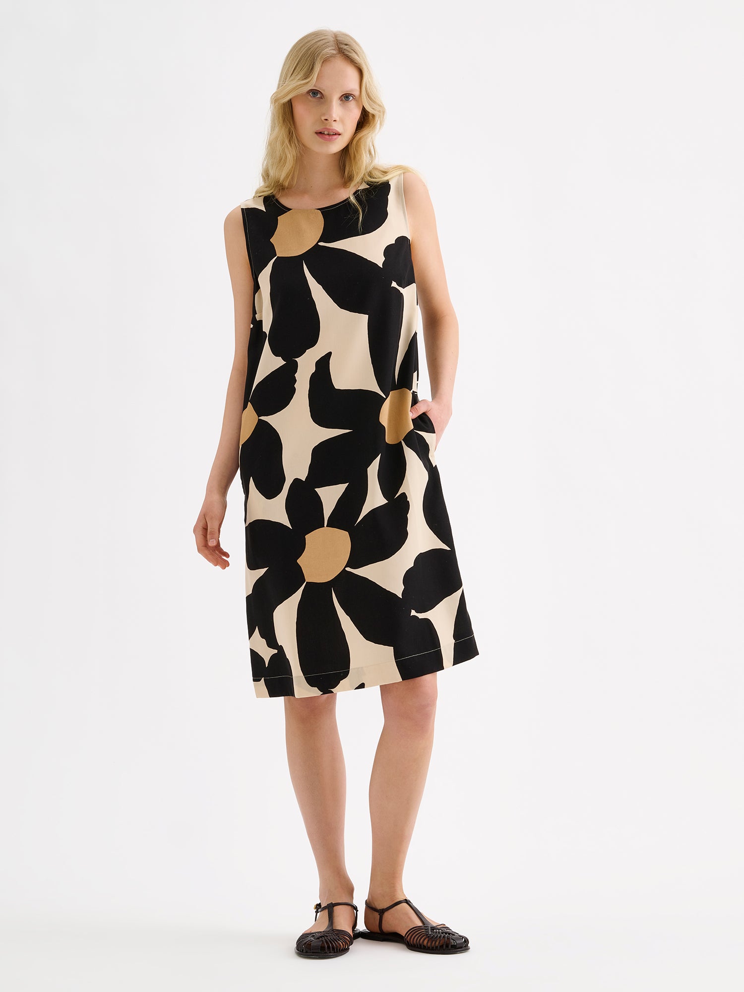 Nanso ROSI kangasmekko - beige-36