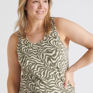 Nanso SAVANNA urheilutoppi - oliivi-beige-XS