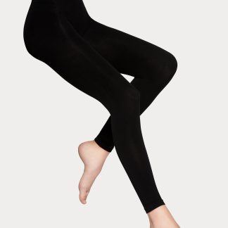 Nanso SILKY COTTON leggingsit - musta-40-44