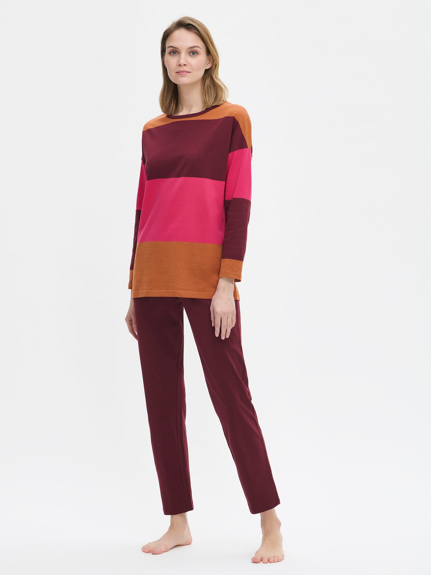 Nanso TRIO pyjama - punainen-XXL