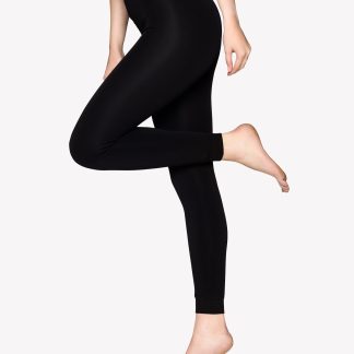 Nanso VELVET THERMO leggingsit - musta-S
