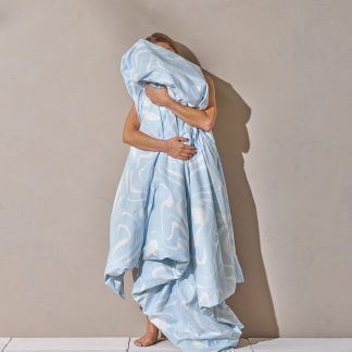 Nanso VESI pussilakanasetti - vaaleansininen-ONESIZE