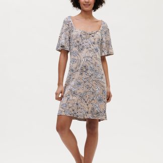 Nanso VIOLETTA lyhyt yöpaita - beige-XS