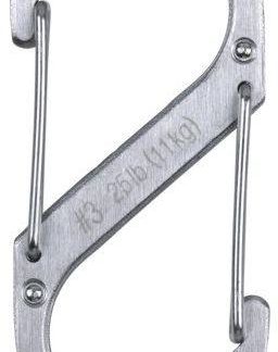 Nite Ize S-biner Dual Car.#3 Stainless varustejousihaka