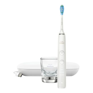 Philips Sonicare DiamondClean 9000 HX9911 - Tandbørste - trådløs - hvid