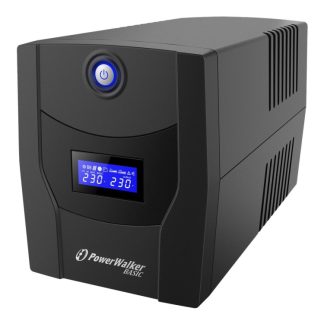 PowerWalker Basic VI 2200 STL - UPS - AC 162 - 290 V - 1320 Watt - 2200 VA - 9 At - USB - lähtöliittimet: 4 kpl