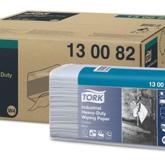 Pyyhintäliina Tork W4 Extra Heavy Duty 3-kerroksinen sininen 324x385 mm - (5 pakkausta x 100 kpl)