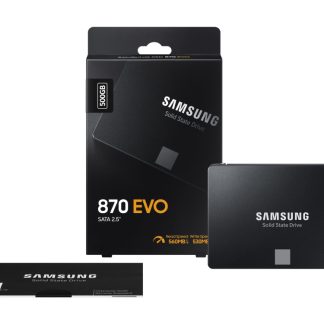 Samsung 870 EVO MZ-77E500B - SSD - krypteret - 500 GB - sisäinen - 2