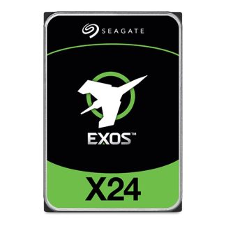 Seagate Exos X24 ST20000NM001H - Kiintolevy - Enterprise - krypteret - 20 TB - sisäinen - 3.5 - SAS 6Gb/s - 7200 rpm - puskuri: 512 MB - itsekoodattava asema (SED)