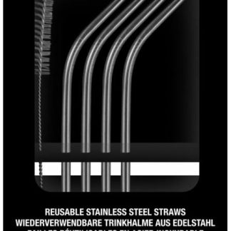 Sigg Steel Straw Set juomapilli