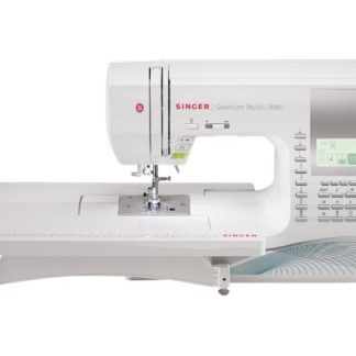 Singer Quantum Stylist 9960 - Symaskine - 600 søm - 13 et-trins knaphuller - LCD näyttö